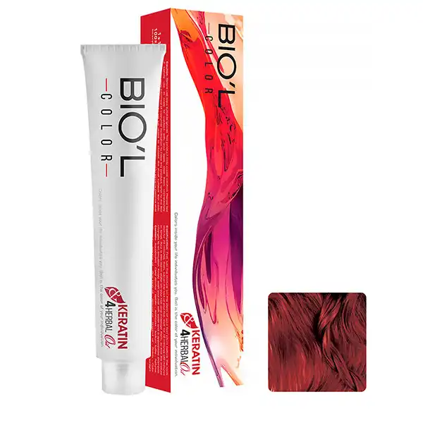 رنگ مو بیول شماره 6.59 حجم 100 میلی لیتر رنگ بلوند جگری تیره