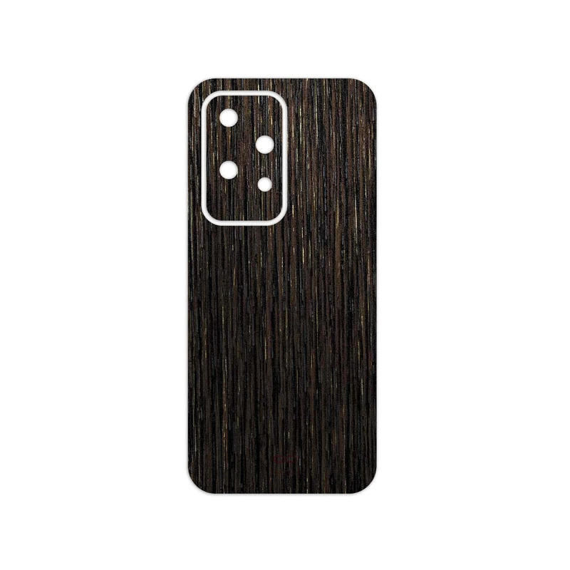 برچسب پوششی ماهوت مدل Dark-Gold-Stripes-Wood مناسب برای گوشی موبایل آنر 200 Lite