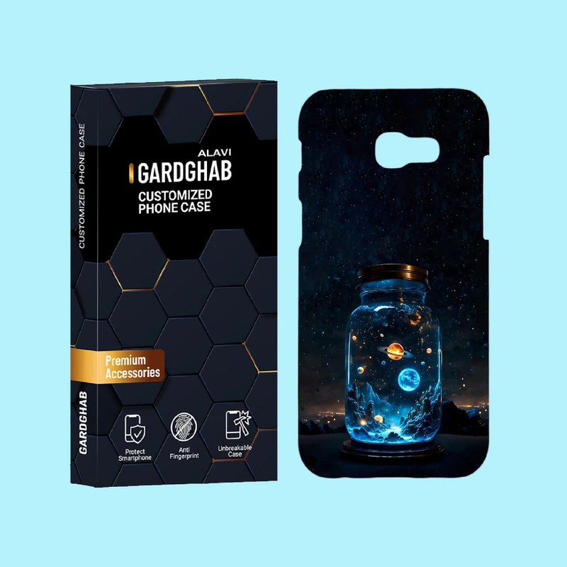 کاور گارد قاب علوی مدل کهکشان مناسب برای گوشی موبایل سامسونگ Galaxy A5 2017 / A520