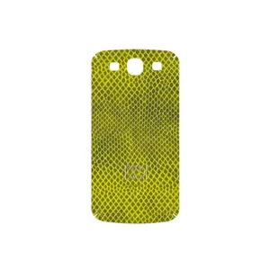 MAHOOT Yellow Snake Skin Cover Sticker for Samsung Galaxy S3 Neo