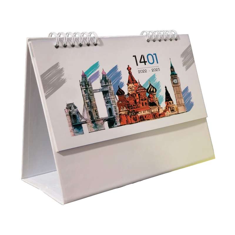 تقویم رومیزی سال 1401 مدل ساعت لندن کد 10