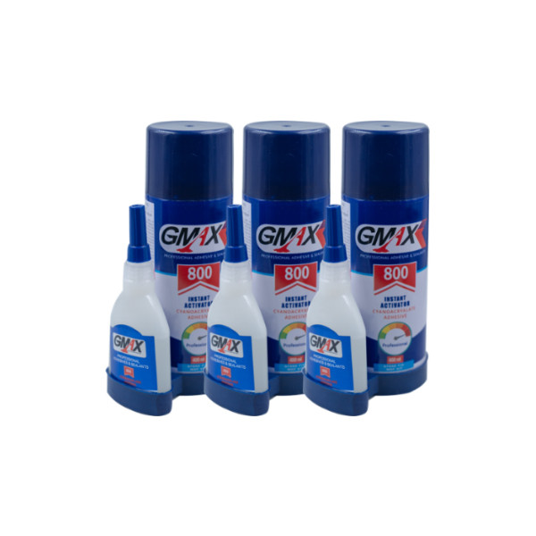 چسب 123 جی مکس مدل B-123-400 حجم 400 میلی لیتر مجموعه سه عددی