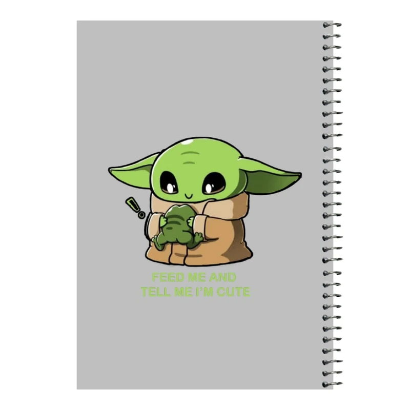 دفتر مشق 80 برگ اس جی مدل بیبی یودا کد 11