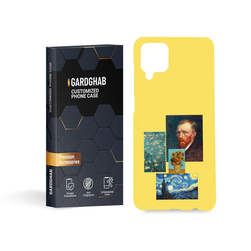 کاور گارد قاب مدل هنری مناسب برای گوشی موبایل سامسونگ Galaxy A12