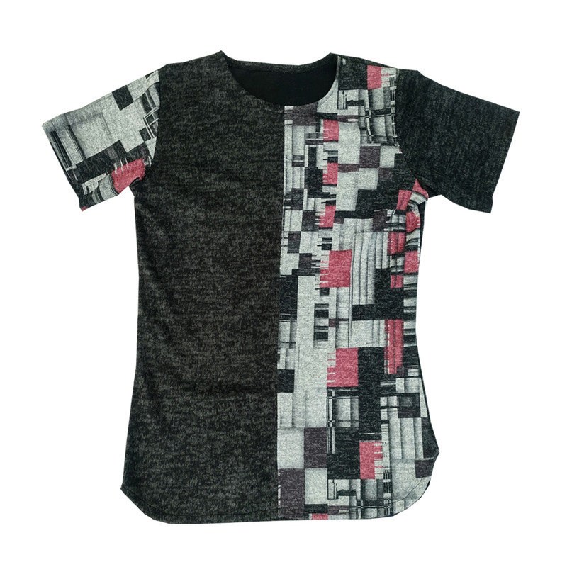 تی شرت آستین کوتاه مردانه موزا مدل پازل