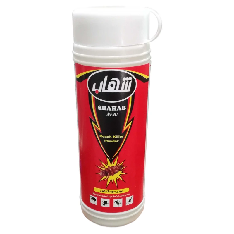 پودر سوسک و مورچه کش شهاب کد 05 وزن 150 گرم