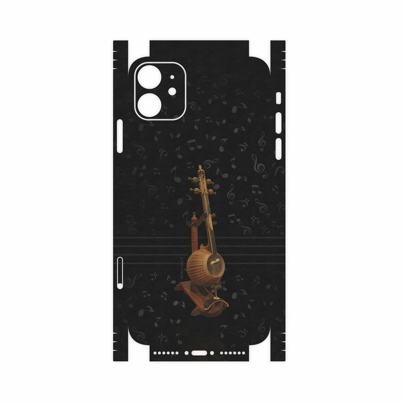 برچسب پوششی ماهوت مدل Persian Fiddle Instrument-FullSkin مناسب برای گوشی موبایل اپل iPhone 11