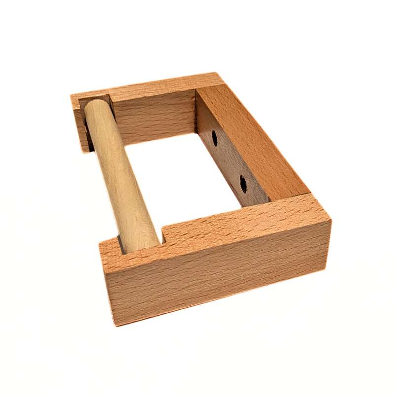 پایه رول دستمال کاغذی مدل  چوبی راش