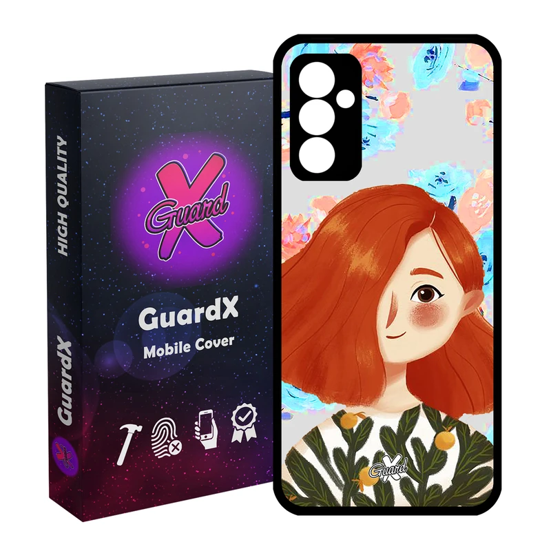 کاور گارد ایکس طرح دختر مدل Glass10324 مناسب برای گوشی موبایل سامسونگ Galaxy A15 4G / A15 5G