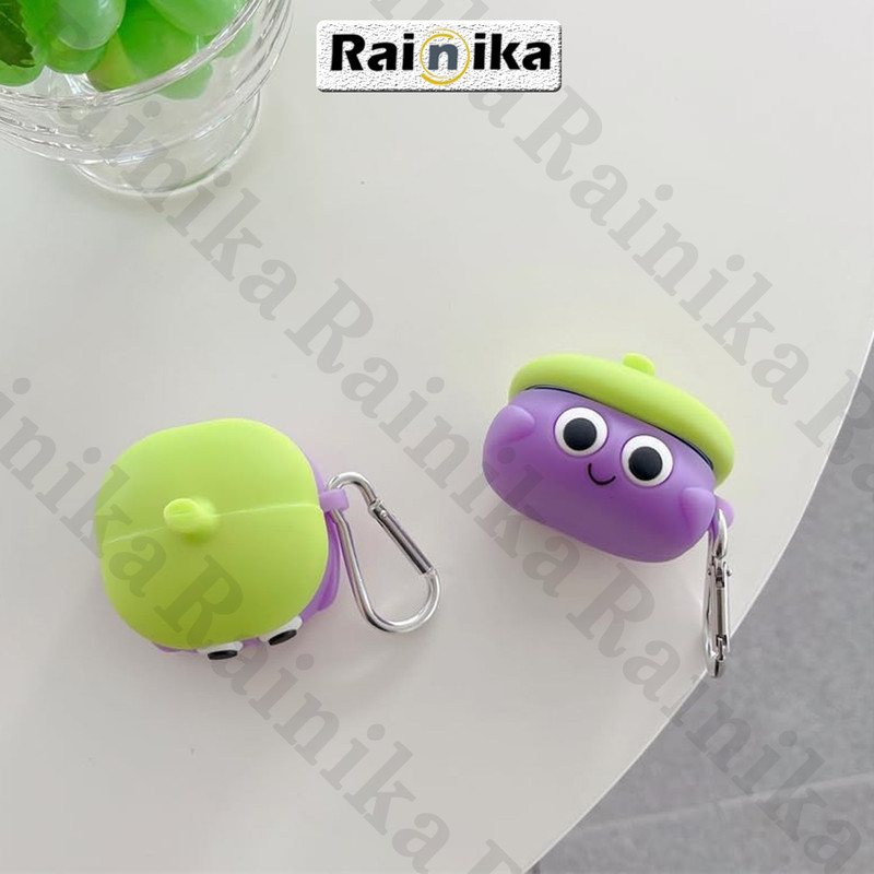 کاور رینیکا مدل Buds Eggplant مناسب برای کیس هدفون بی سیم سامسونگ Galaxy Buds Live / Buds Pro / buds 2 / buds 2 pro / Fe