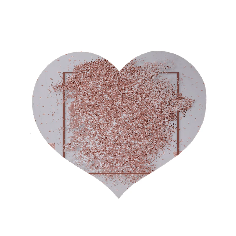 پادری مدل قلب طرح کادر کد 8492 سایز 90 × 90 سانتی متر