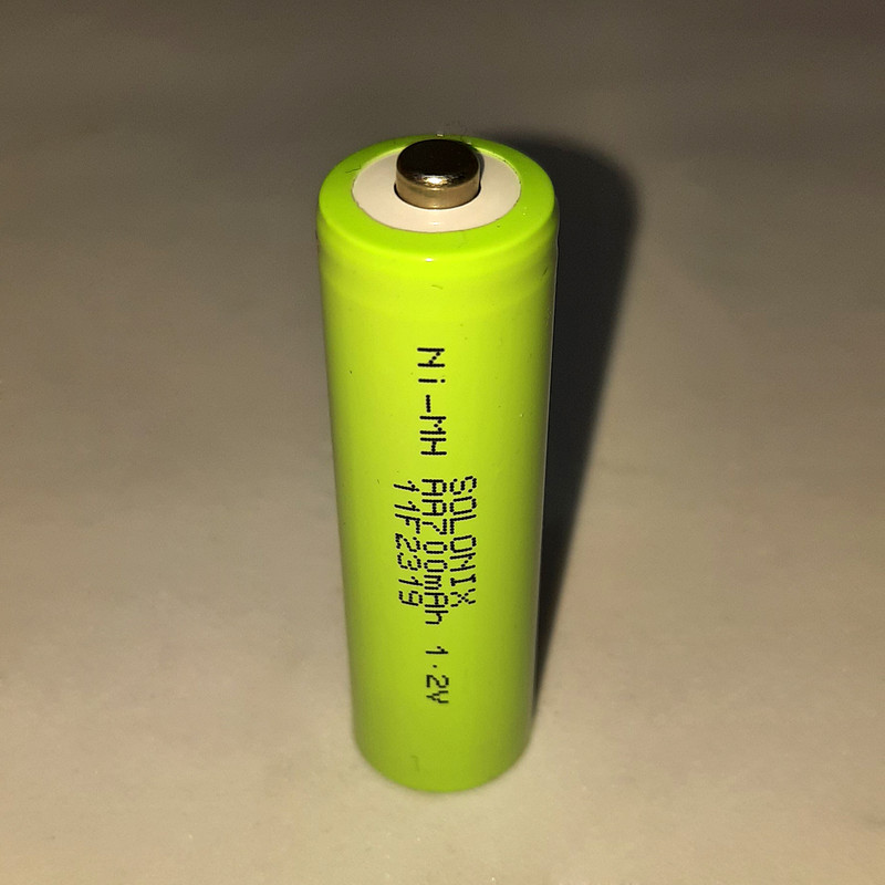 باتری شارژی قلمی سولونیکس مدل صنعتی مجموعه 2 عددی