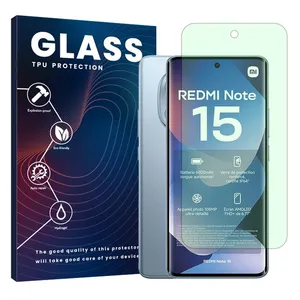Glass Hydrogel model anti green Screen Protector for Xiaomi Redmi Note 15 4G mobile phone
