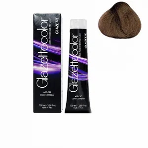 رنگ مو گلازت شماره 7B حجم 100 میلی‌لیتر رنگ بلوند متوسط بژ