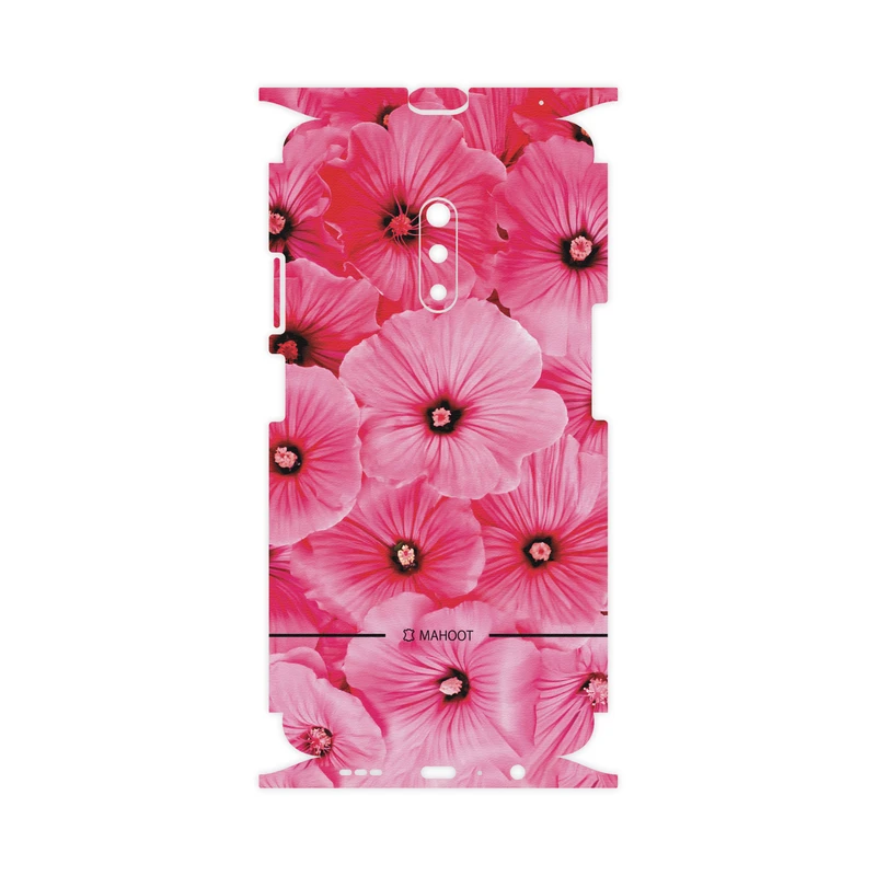 برچسب پوششی ماهوت مدل Pink-Flower-FullSkin مناسب برای گوشی موبایل اوپو Realme X