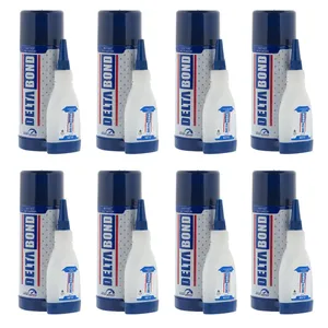 چسب 123 دلتا مدل ACTIVATOR حجم 400 میلی لیتر بسته 8 عددی