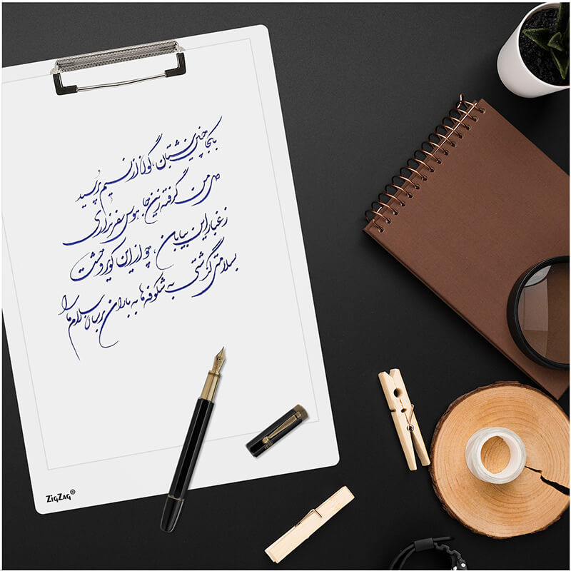 تخته شاسی زیگ زاگ مدل وایت برد طرح مارشملو کد 7353 سایز A4