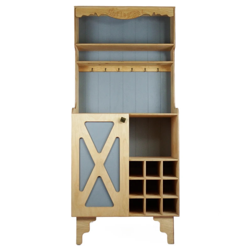 کنسول دیا چوب مدل کافه بار کد 4548 طول 75 سانتی متر