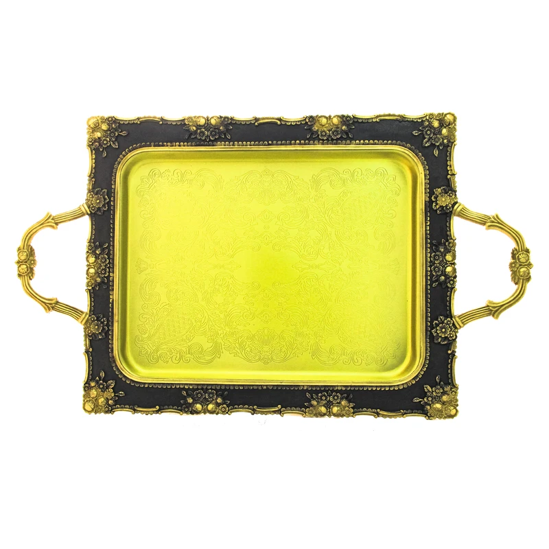 سینی پیتر پیوتر مدل گل رز مستطیل کد 8139