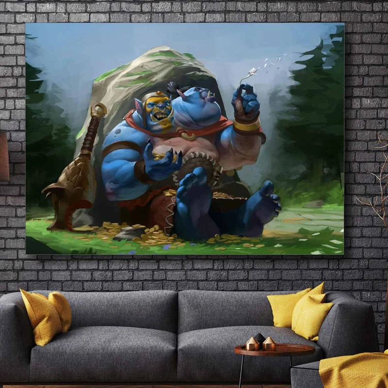 تابلو شاسی گالری استاربوی طرح Ogre Magi مدل Dota 2 کد 049