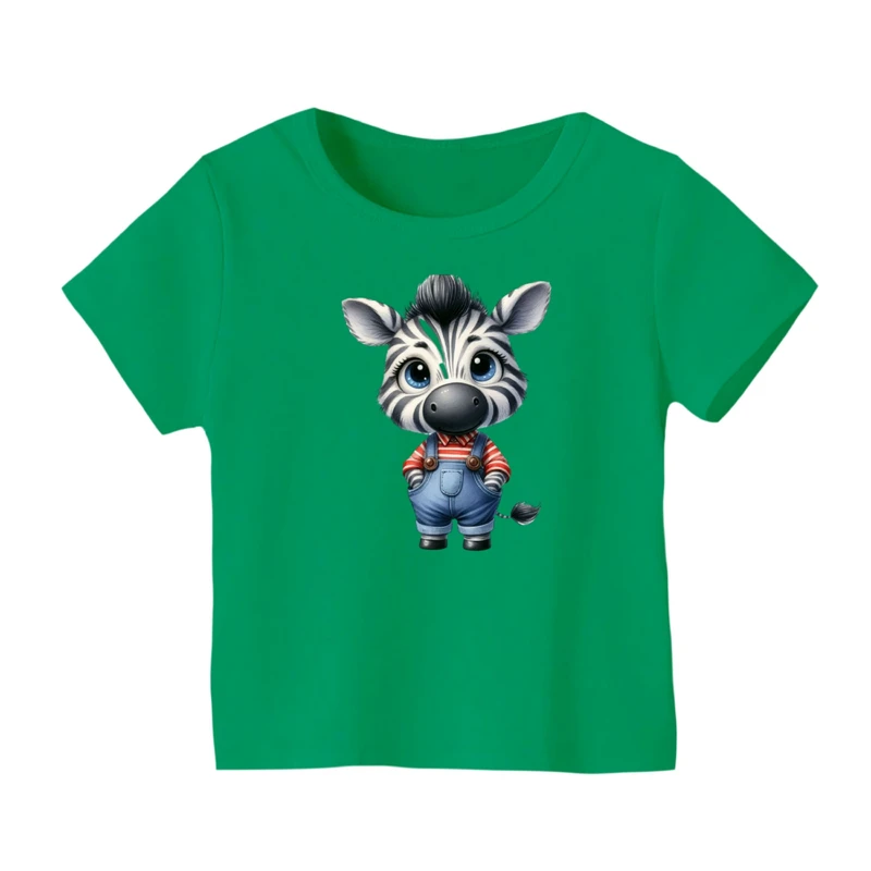 تی شرت آستین کوتاه بچگانه مدل گورخر کد ۱۰