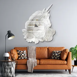 آینه پلکسی گلس طرح اسب تک شاخ