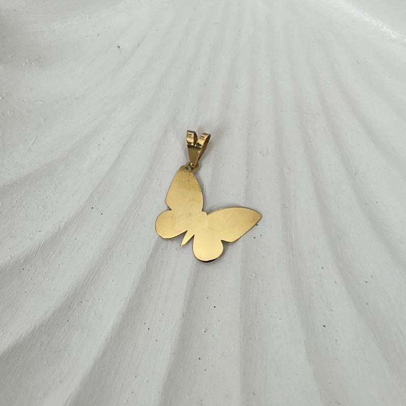 آویز گردنبند طلا 18 عیار زنانه طلا و جواهرات حلمی طرح پروانه آویز گردنبند طلا 18 عیار زنانه طلا و جواهرات حلمی طرح پروانه