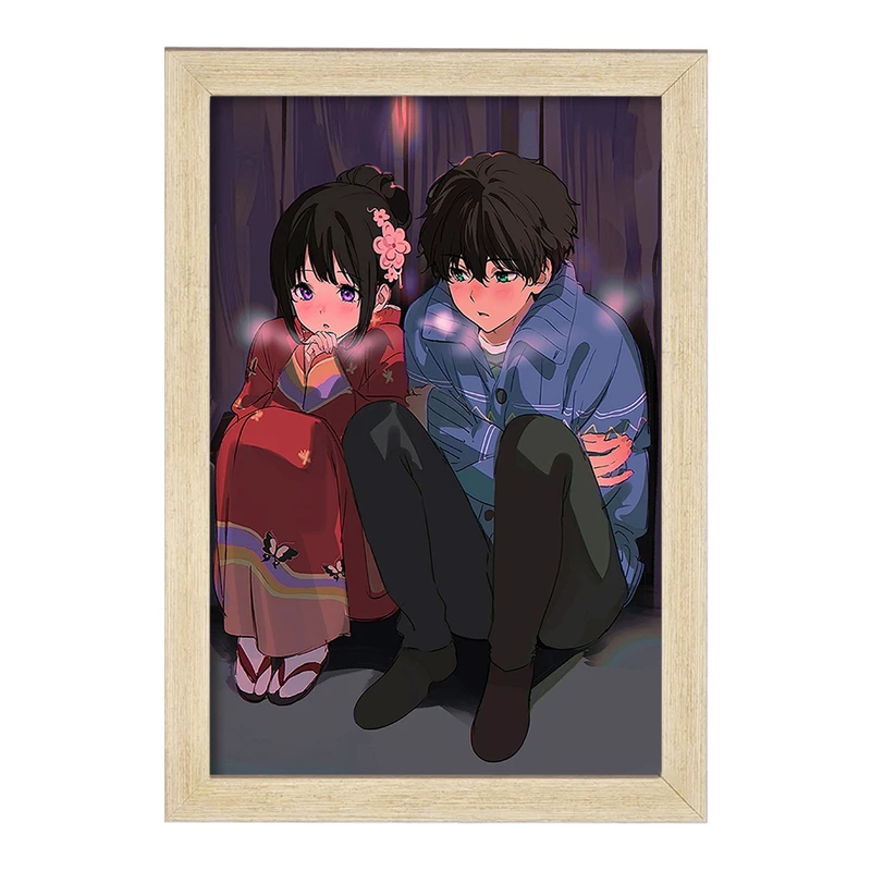 تابلو خندالو مدل اورکی و چیتاندا انیمه هیوکا Hyouka  کد 17095