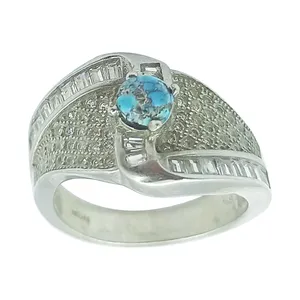 انگشتر نقره زنانه سلین کالا مدل فیروزه ce-As285