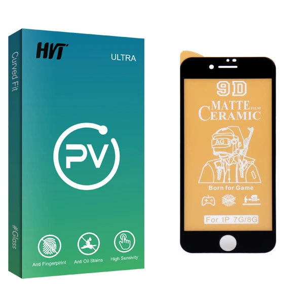 محافظ صفحه نمایش سرامیکی اچ وی تی مدل PV glass مناسب برای گوشی موبایل اپل IPHONE 7G/8G