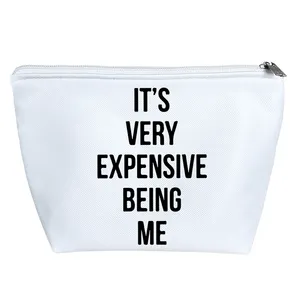 کیف لوازم آرایش دخترانه خندالو مدل متن نوشته کد 7891