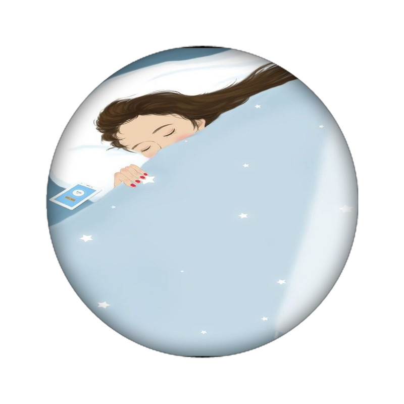 استیکر تزئینی موبایل مدل دختر کد 3704