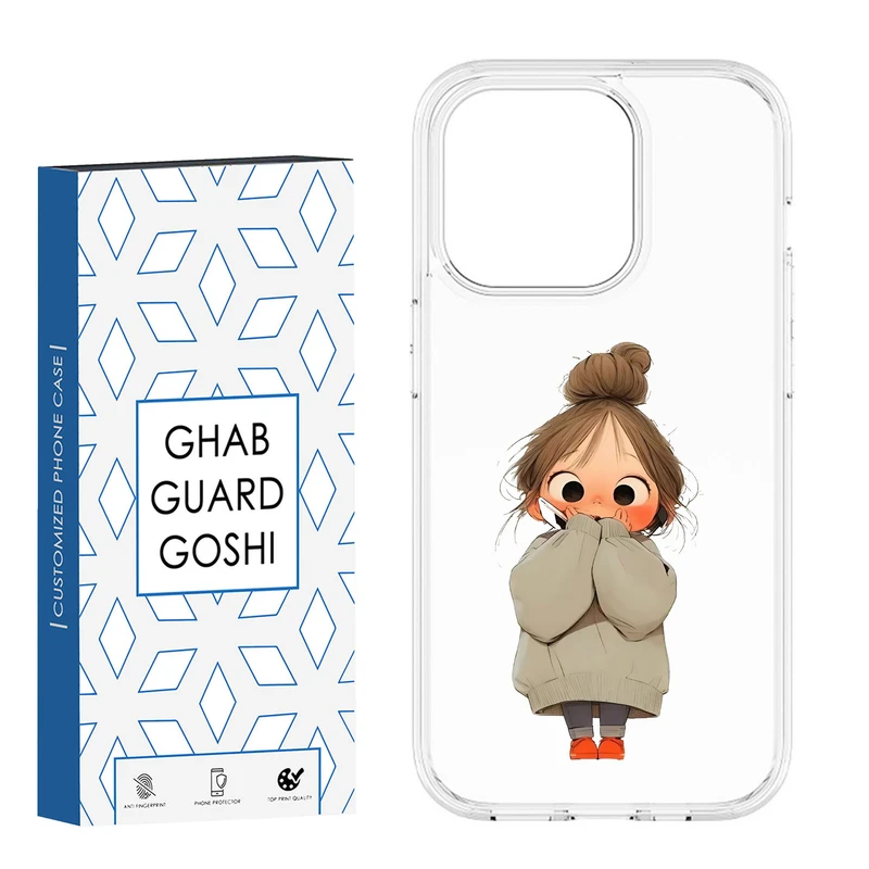 کاور قاب گارد گوشی طرح دختر ملوس کد CL-04 مناسب برای گوشی موبایل اپل IPHONE 12 PRO MAX 