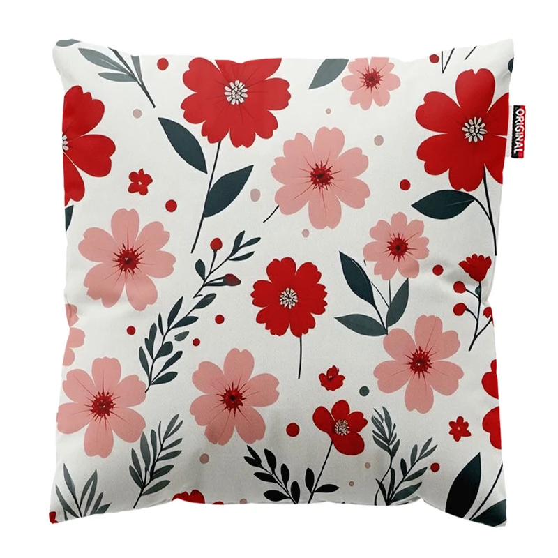 کوسن پاد آفرین طرح گل کد 2361 سایز 40*40 سانتی متر