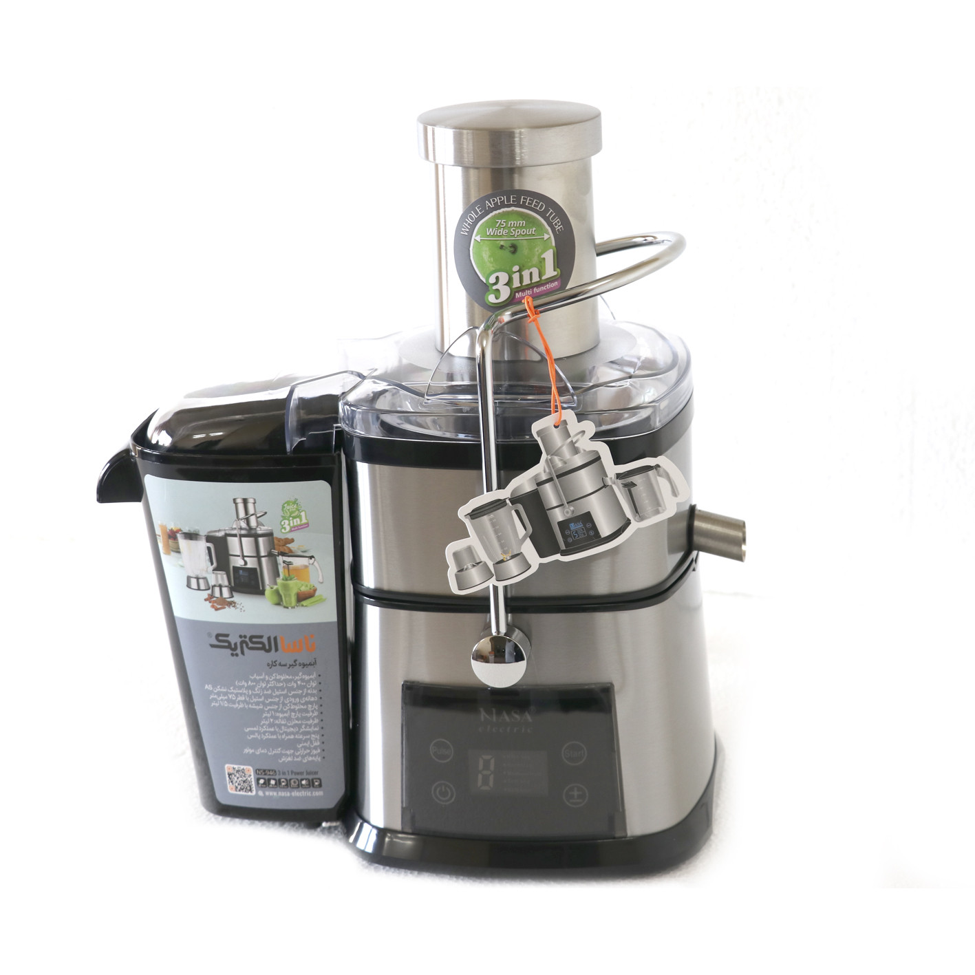 آبمیوه گیری ناسا الکتریک مدل NS-946 آبمیوه گیری ناسا الکتریک مدل NS-946