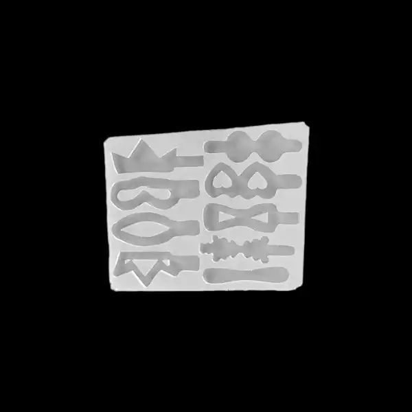 قالب رزین مدل گیر مو کد 1150