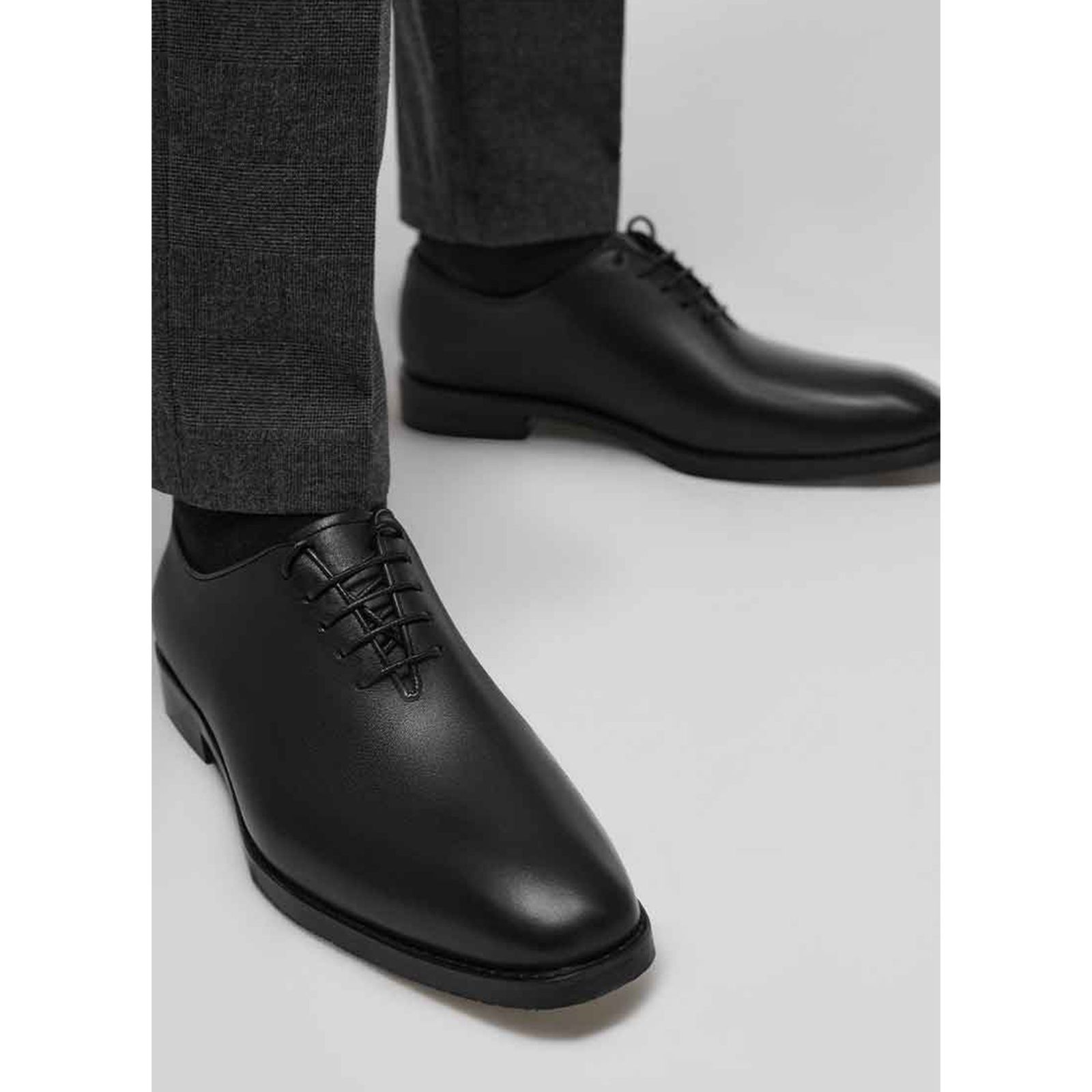 کفش مردانه چرم مشهد مدل J6284-001 - - 2