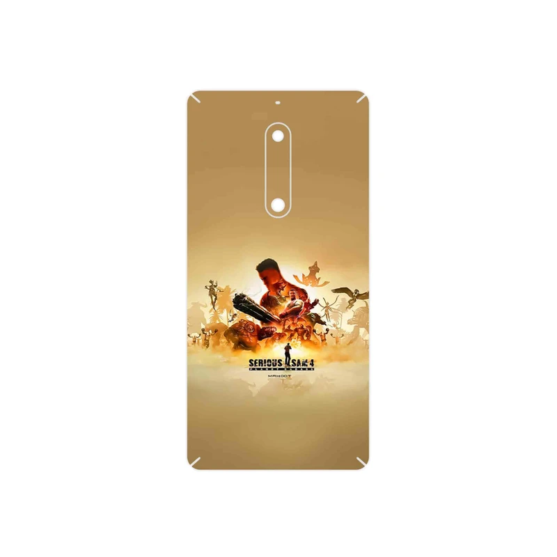 برچسب پوششی ماهوت مدل Serious Sam Game Series مناسب برای گوشی موبایل نوکیا 5