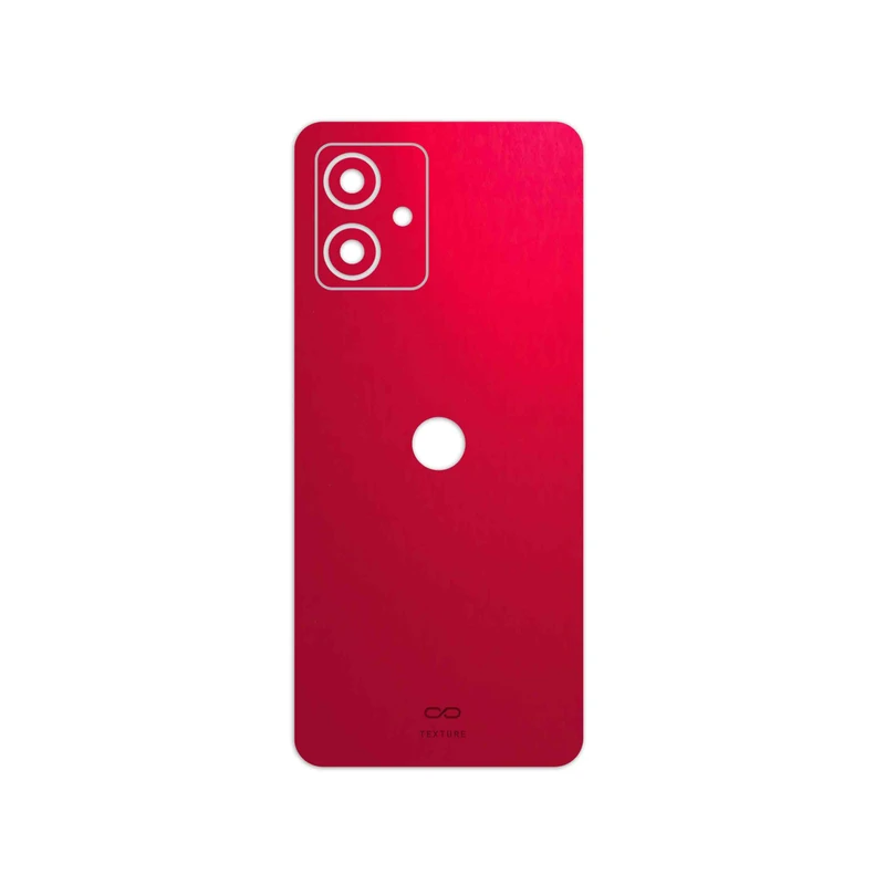 برچسب پوششی ماهوت مدل Matte-Warm-Red مناسب برای گوشی موبایل موتورولا Moto G54