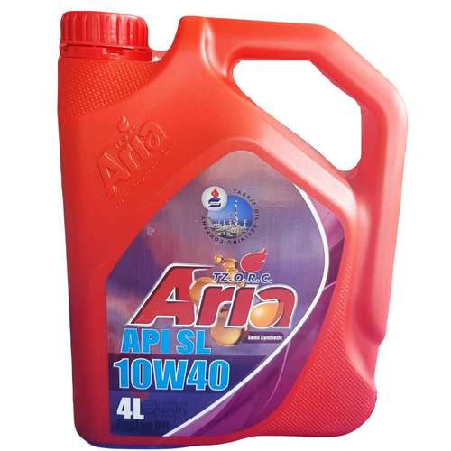 روغن موتور خودرو آریا مدل 10W-40 SL حجم 4 لیتر
