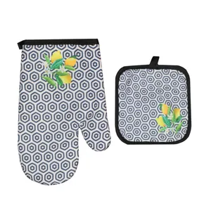 دستگیره و دستکش فر مدل 001 بسته 2 عددی