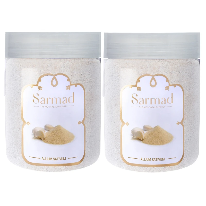 پودر سیر سرمد - 1000 گرم بسته 2 عددی