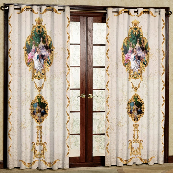 پرده پانچی کد 5442 سایز  280x140 سانتی متر