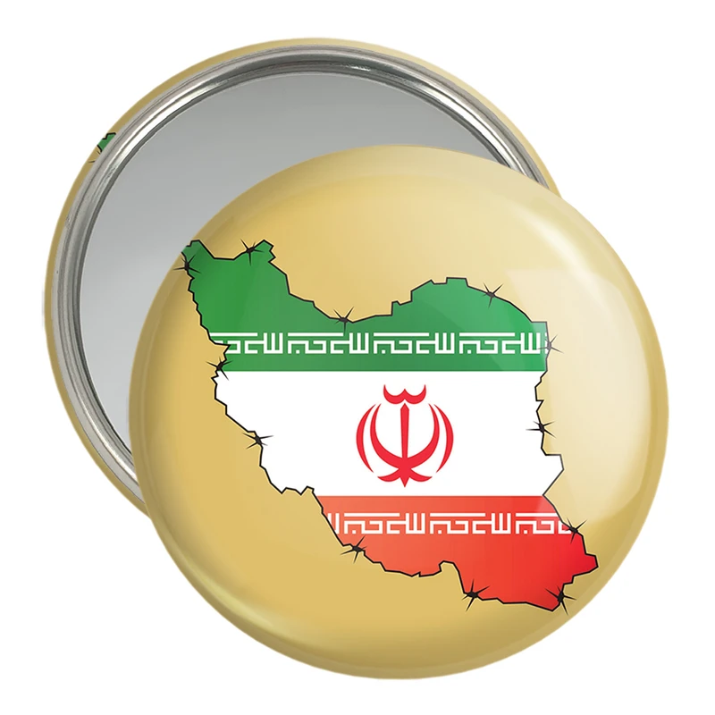 آینه جیبی خندالو مدل پرچم ایران کد 23955