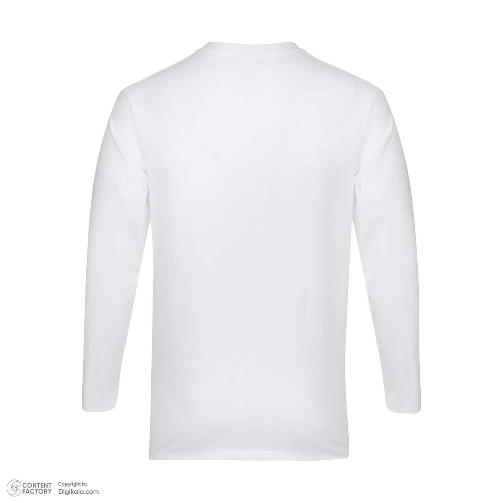 تی شرت آستین بلند مردانه هومنیتی مدل WYMTSXZG230-WHT -  - 3