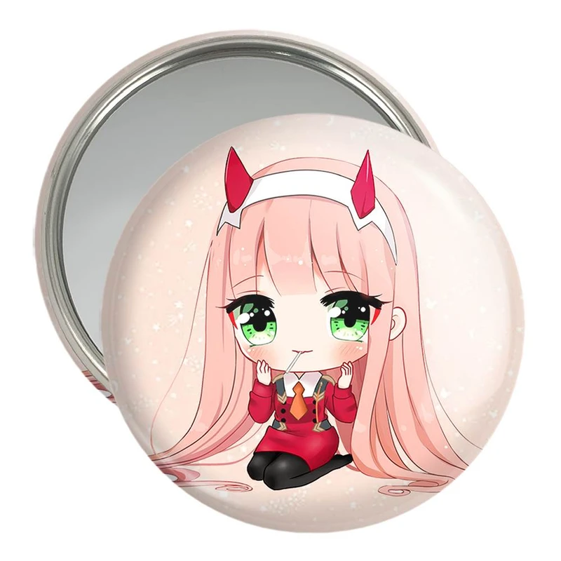 آینه جیبی خندالو مدل زیروتو انیمه دارلینگ Darling  کد 10515