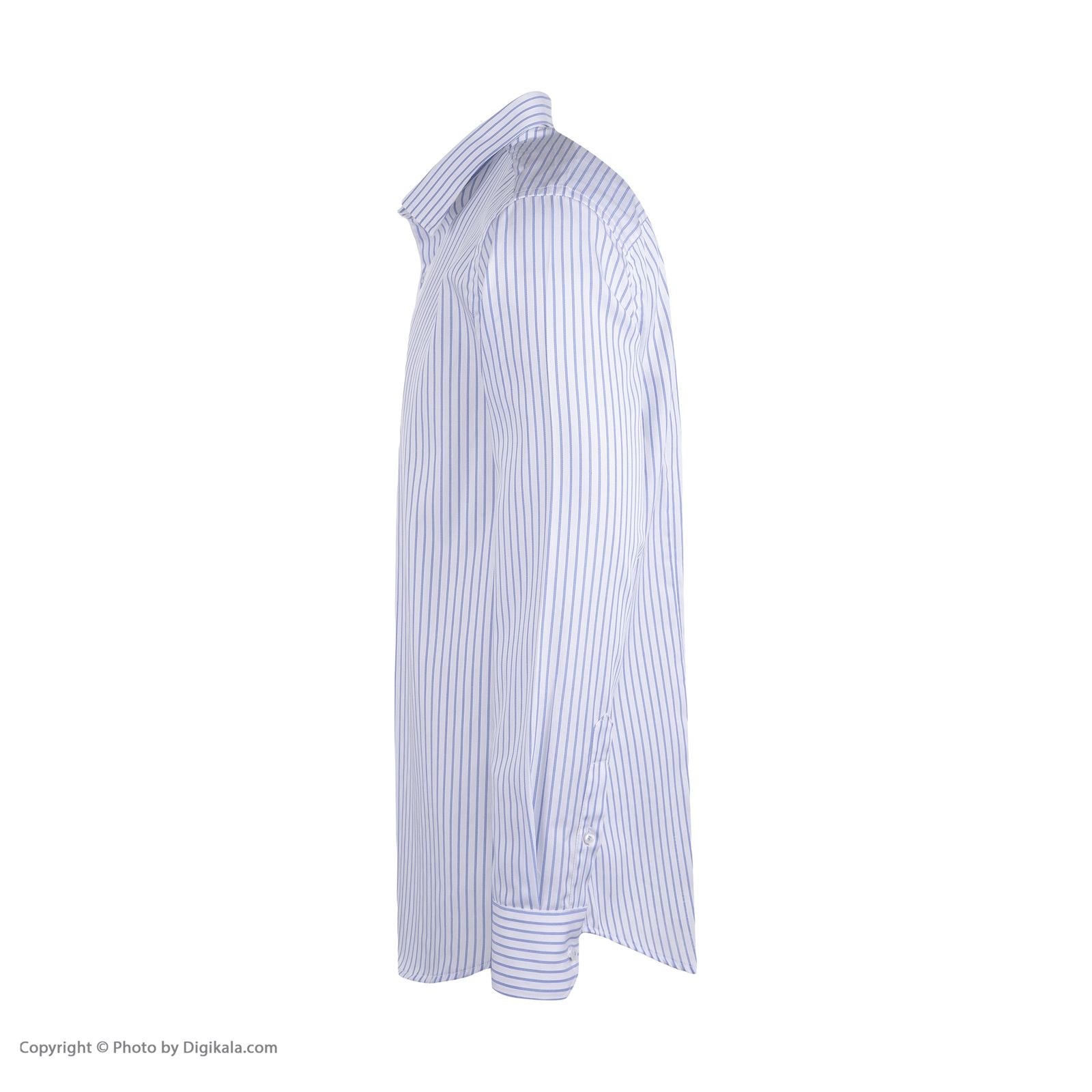 پیراهن آستین بلند مردانه ایکات مدل PST1152331 -  - 2