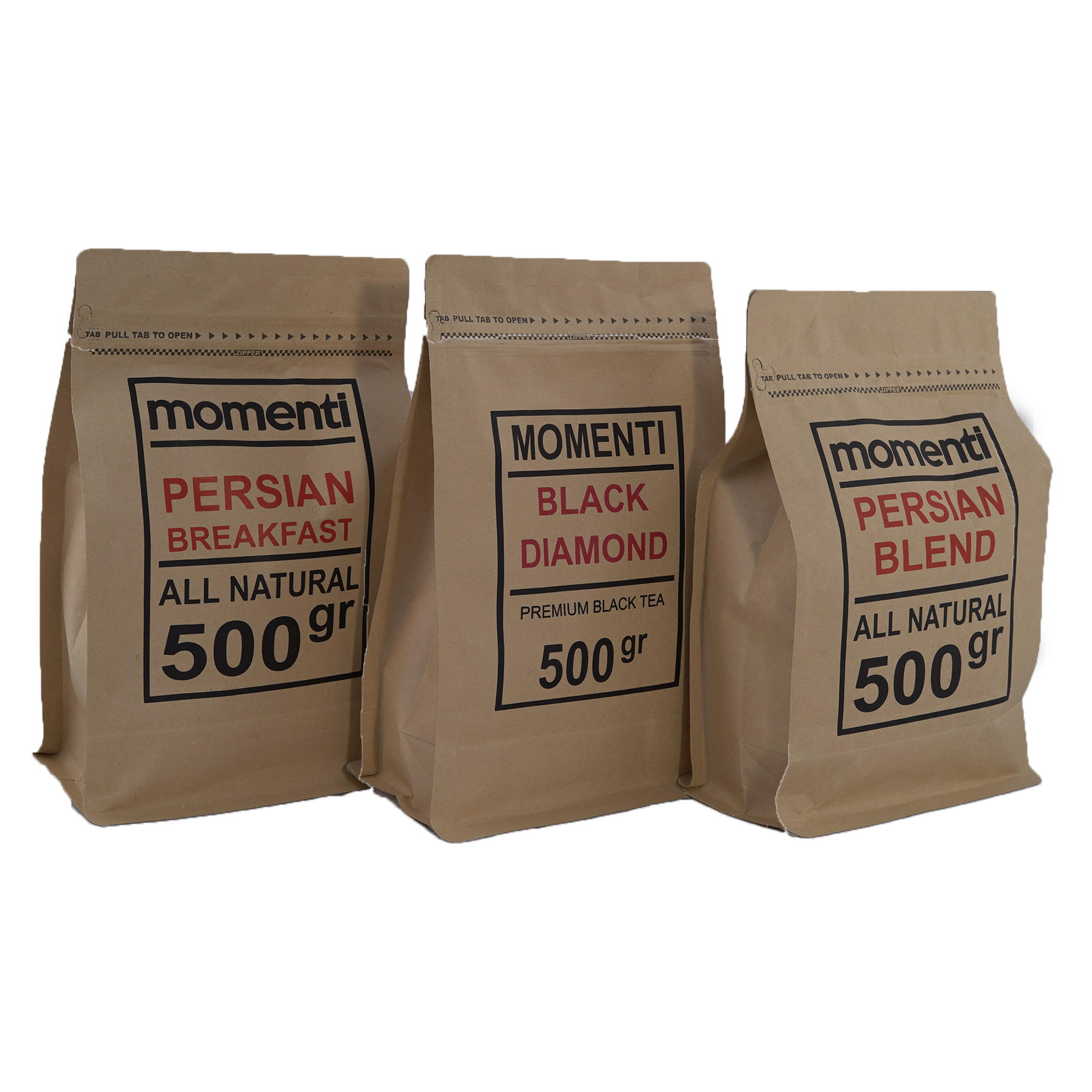 چای مومنتی - 500 گرم بسته 3 عددی