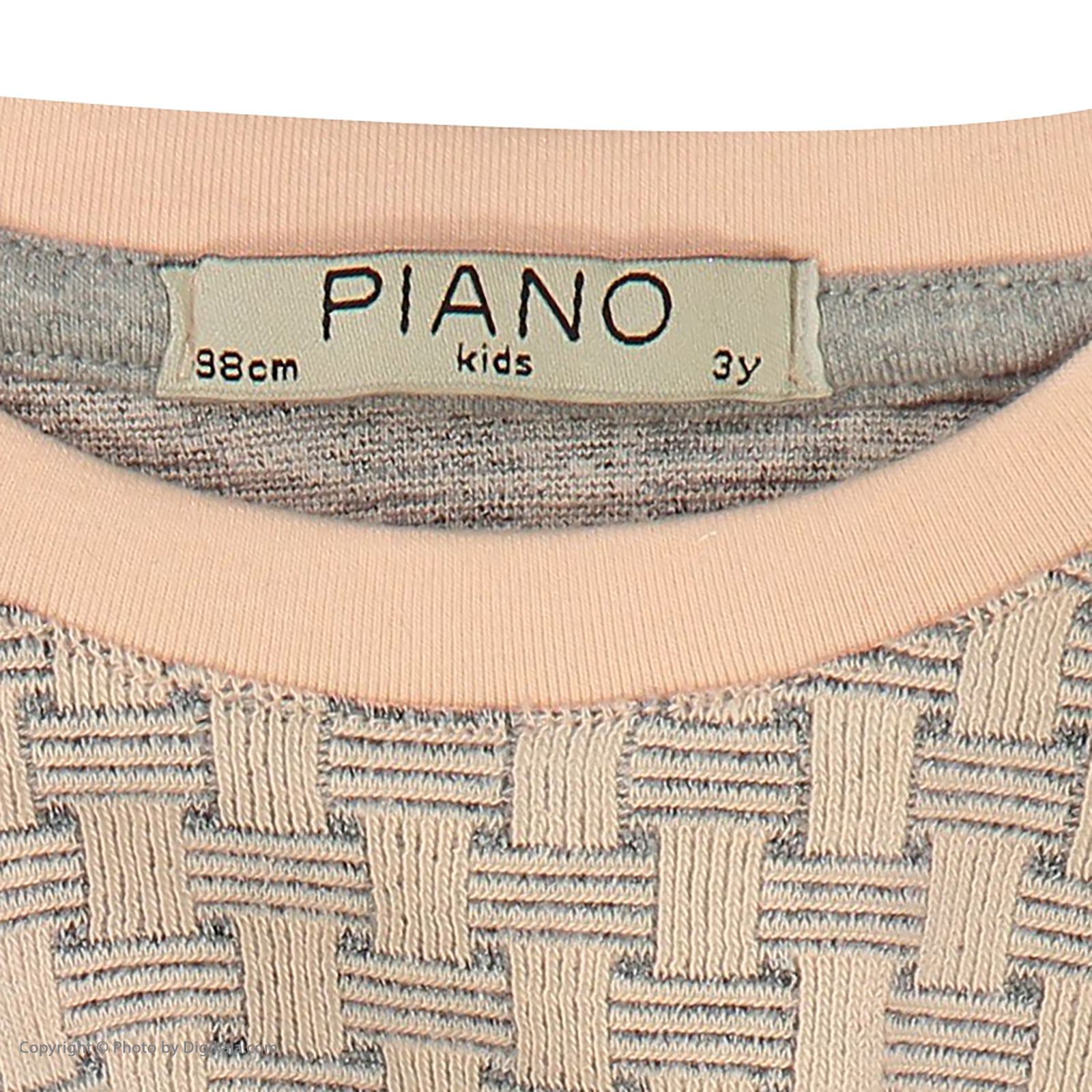 سویشرت دخترانه پیانو مدل 1648-41 -  - 5