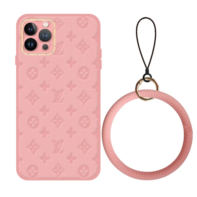 کاور دکین مدل لویی ویتون مناسب برای گوشی موبایل اپل iPhone 12 Pro  به همراه آویز